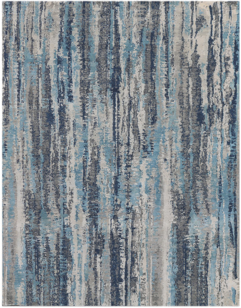 Amer Rugs Mystique MYS-48 Blue Blue Hand-knotted Area Rugs