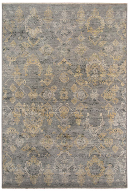 Amer Rugs Pearl PEA-9 Silver Sand Gray Hand-knotted Area Rugs