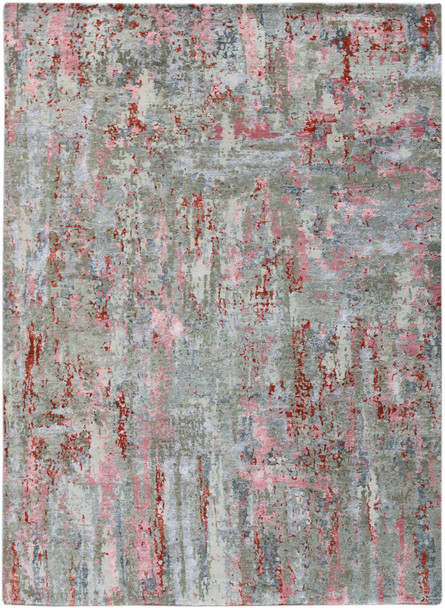 Amer Rugs Serena SER-19 Carnation Pink Pink Hand-knotted Area Rugs