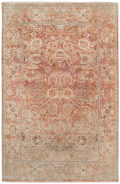 Amer Rugs Vintage VIN-1 Soft Camel Orange Hand-knotted Area Rugs