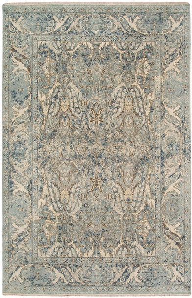 Amer Rugs Vintage VIN-10 Polo Blue Blue Hand-knotted Area Rugs