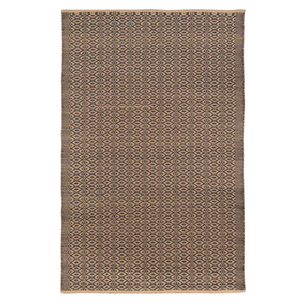 Amer Rugs Zola ZOL-6 Charcoal Black Flat-weave Area Rugs