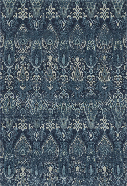 Dalyn Geneva GV315 Navy Machine Woven Area Rugs