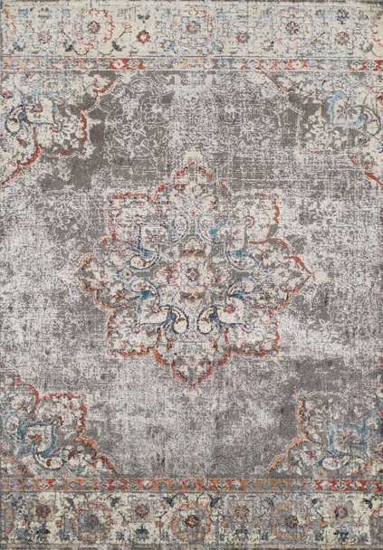 Dalyn Lavita LV522 Pewter Machine Woven Area Rugs