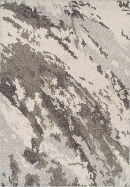 Dalyn Rocco RC3 Silver Shag Area Rugs