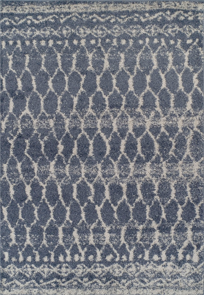 Dalyn Rocco RC5 Navy Shag Area Rugs