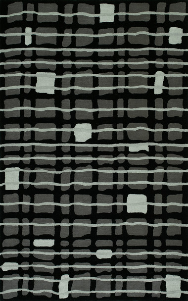 Dalyn Santino SO40 Black Hand Made Area Rugs