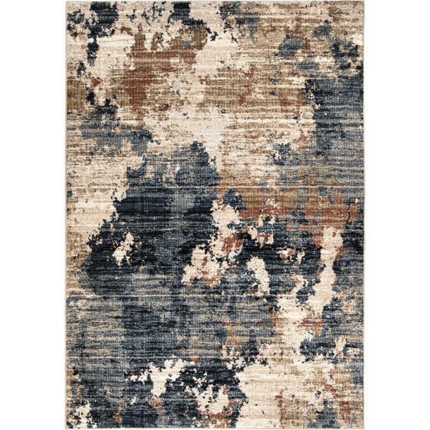 Palmetto Living Adagio High Plains Blue Machine Woven Area Rugs