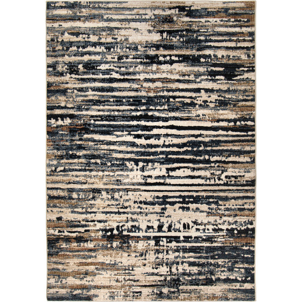 Palmetto Living Adagio Tree Tracks Indigo Machine Woven Area Rugs