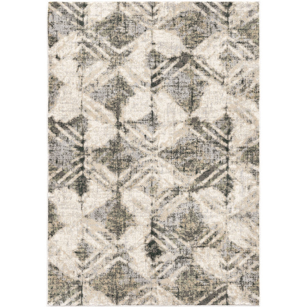 Palmetto Living Riverstone Maverick Cloud Grey Machine Woven Area Rugs