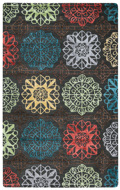 Rizzy Home Eden Harbor EH8643 Medallion Hand Tufted Area Rugs