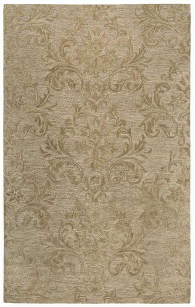 Rizzy Home Fifth Avenue FA176B Damask Hand Tufted Area Rugs