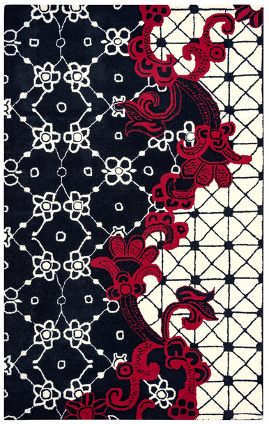 Rizzy Home Fusion FN1447 Ornamental Hand Tufted Area Rugs