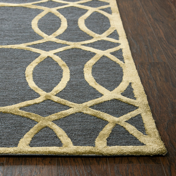 Rizzy Home Monroe ME078A Geometric/trellis Hand Tufted Area Rugs