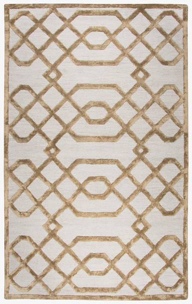 Rizzy Home Monroe ME317A Trellis Hand Tufted Area Rugs