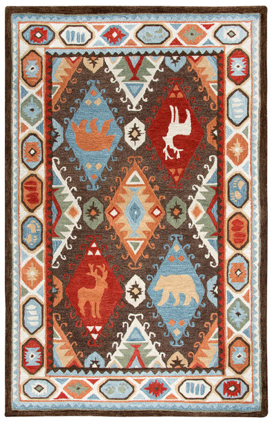 Rizzy Home Northwoods NWD102 Patchwork Hand Tufted Area Rugs