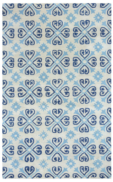 Rizzy Home Opus OP8136 Print Hand Tufted Area Rugs