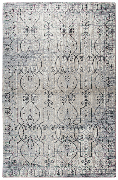 Rizzy Home Panache PN6982 Scroll Work Distress Power Loomed Area Rugs
