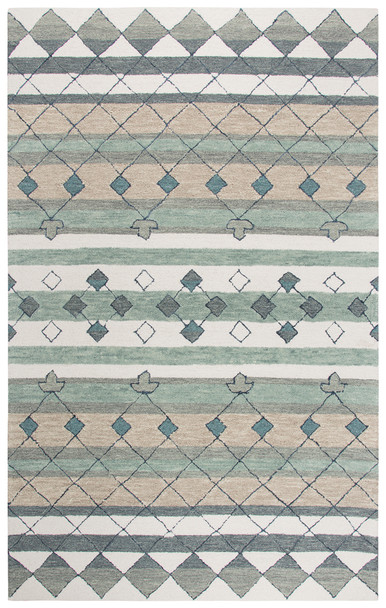 Rizzy Home Resonant RS925A Tribal Motif Hand Tufted Area Rugs