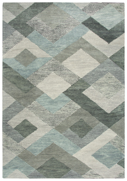 Rizzy Home Arden Loft-Sandhurst SH194B Geometric Hand Tufted Area Rugs