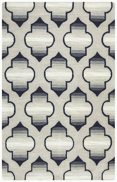 Rizzy Home Valintino VN9508 Trellis Hand Tufted Area Rugs
