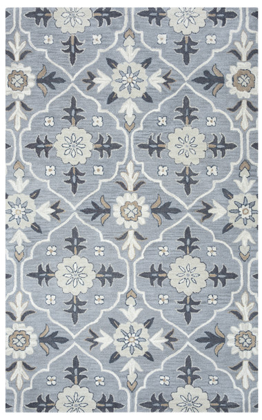 Rizzy Home Valintino VN9687 Ornamental Hand Tufted Area Rugs