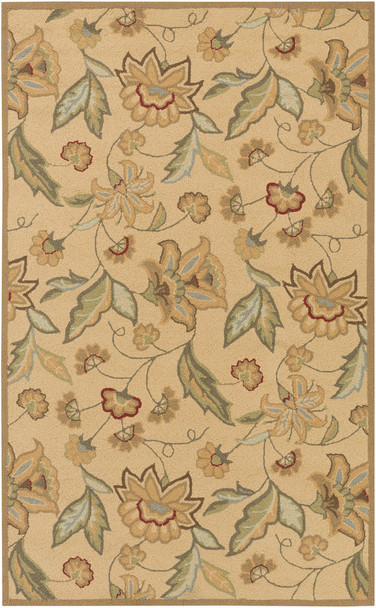 Surya Rain RAI-1011 Cottage Hand Hooked Area Rugs