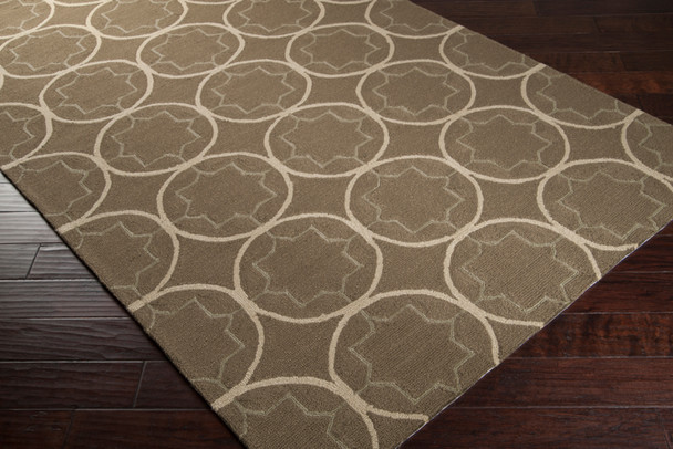Surya Rain RAI-1096 Modern Hand Hooked - 3' X 5' Rectangle Area Rug
