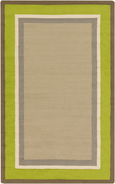 Surya Rain RAI-1165 Modern Hand Hooked - 5' X 8' Rectangle Area Rug