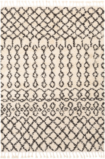 Surya Berber Shag BBE-2309 Global Machine Woven Area Rugs