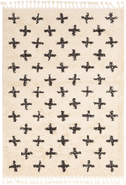 Surya Berber Shag BBE-2310 Global Machine Woven Area Rugs