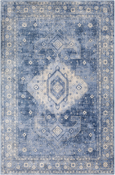 Surya Indigo IGO-2323 Traditional Machine Woven Area Rugs