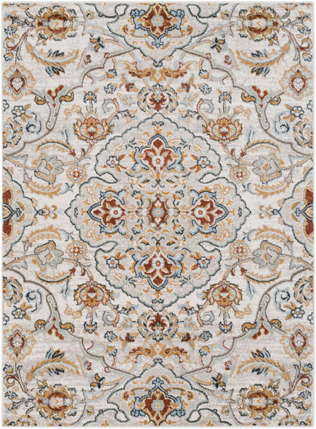 Surya Oushak OUS-2303 Traditional Machine Woven - 5'3" X 7'3" Rectangle Area Rug