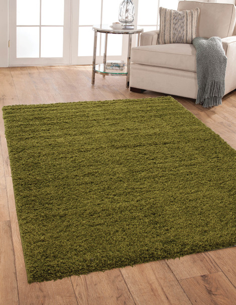 Abacasa Domino 1306 Machine-woven Contemporary Abacasa Domino Apple Green Area Rug - 5 X 8 Rectangle Area Rug