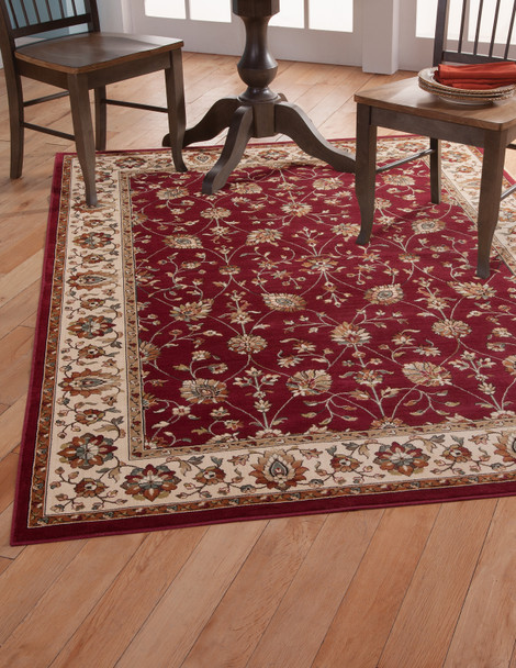 Abacasa Sonoma 7072 Machine-woven Red Area Rugs