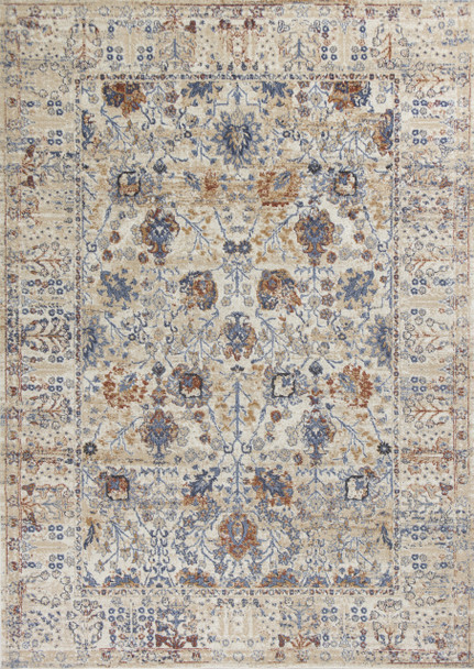 Couristan Pasha Sarouk Navy Indoor Area Rugs