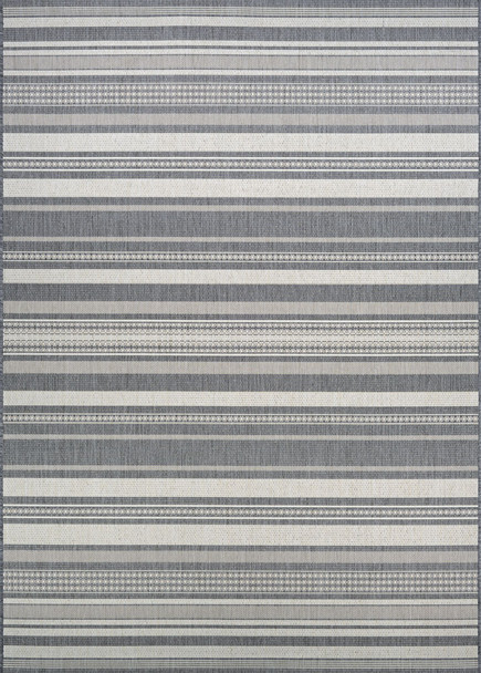 Couristan Recife Gazebo Stripe Champ/grey Indoor/outdoor Area Rugs