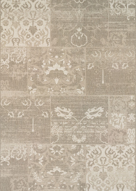 Couristan Afuera Country Cottage Beige/ivory Indoor/outdoor Area Rugs