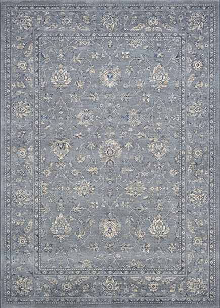 Couristan Sultan Treasures All Over Mashhad Slate Blue Indoor Area Rugs