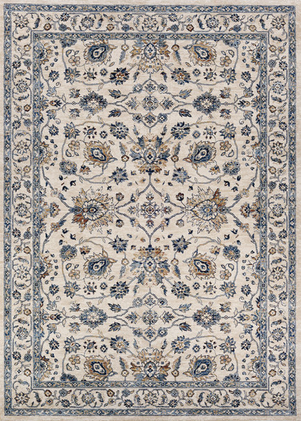 Couristan Monarch Kerman Vase Antique Cream/slate Indoor Area Rugs