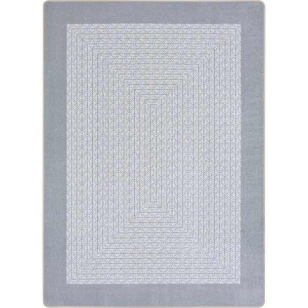 Kid Essentials Like Home Silver Area Rugs