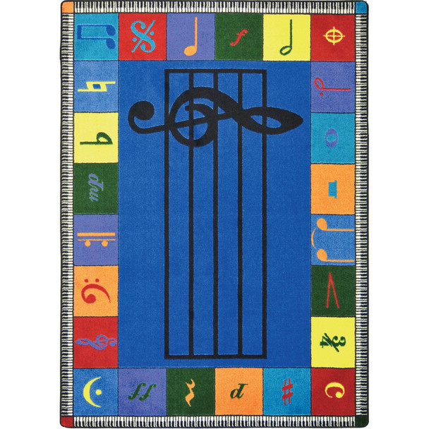 Kid Essentials Note Worthy (elementary) Multi Area Rugs