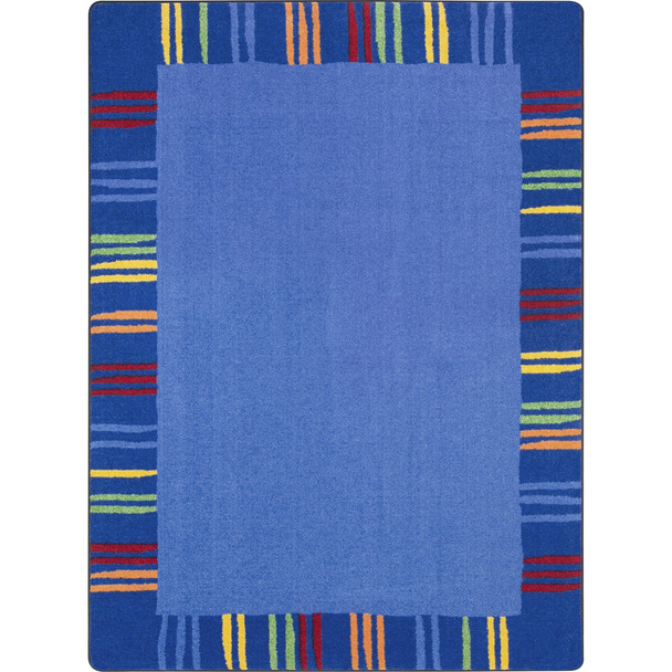 Kid Essentials Seeing Stripes Rainbow Area Rugs