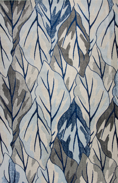 KAS Rugs Stella 6251 Grey/navy Visions Machine-woven Area Rugs