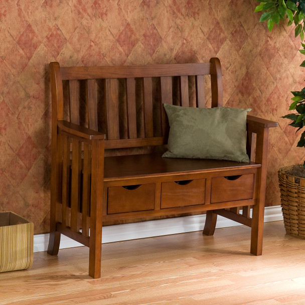 Country 3-drawer Bench