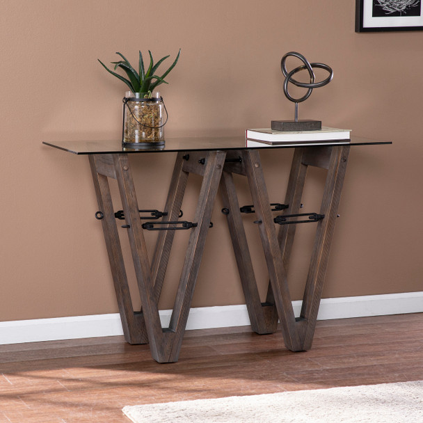 Garrinston Reclaimed Wood Console Table