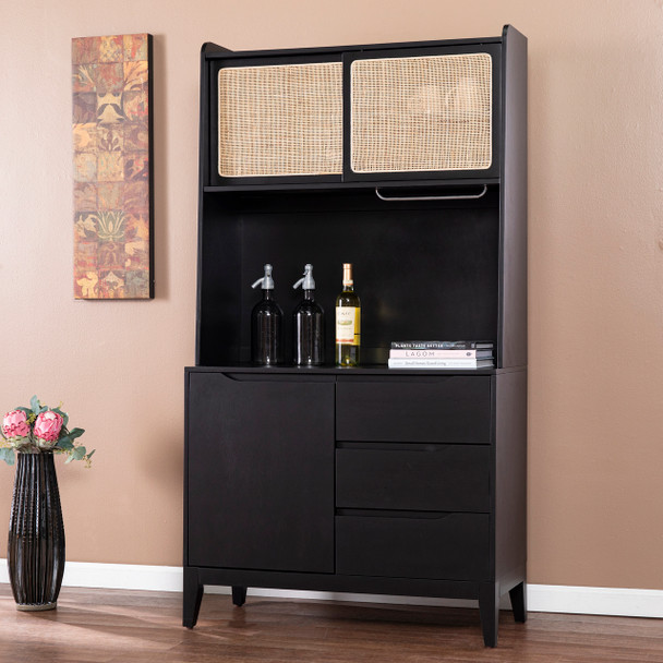 Carondale Tall Buffet Cabinet W/ Storage