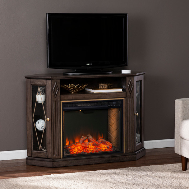 Austindale Smart Fireplace W/ Media Storage