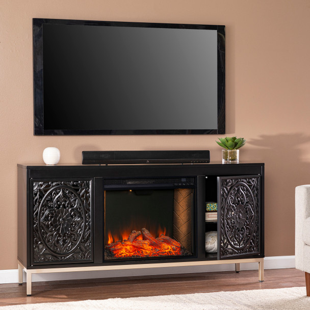 Winsterly Smart Fireplace Console W/ Media Storage