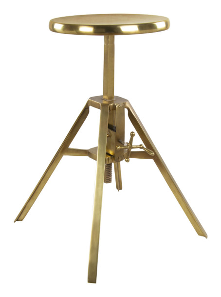 Mercy Stool Brass Antique